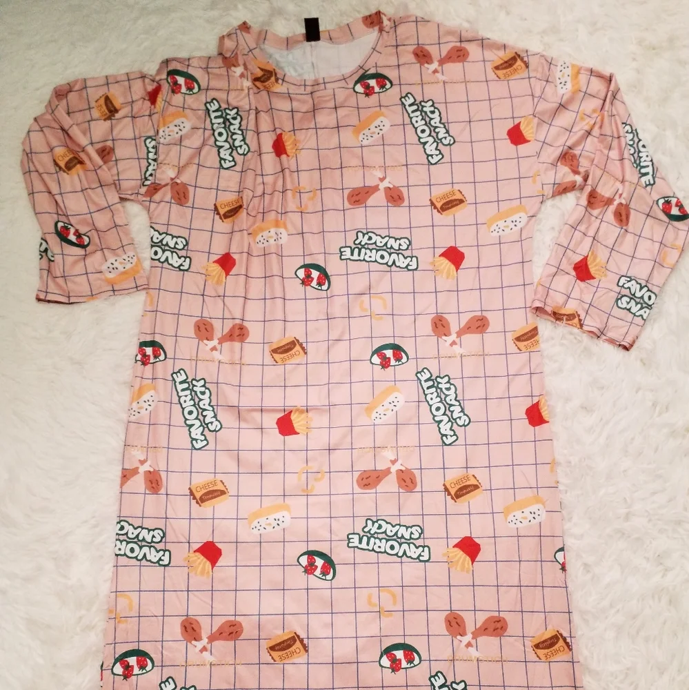 New long sleeves nightgown - Picture 1 of 2